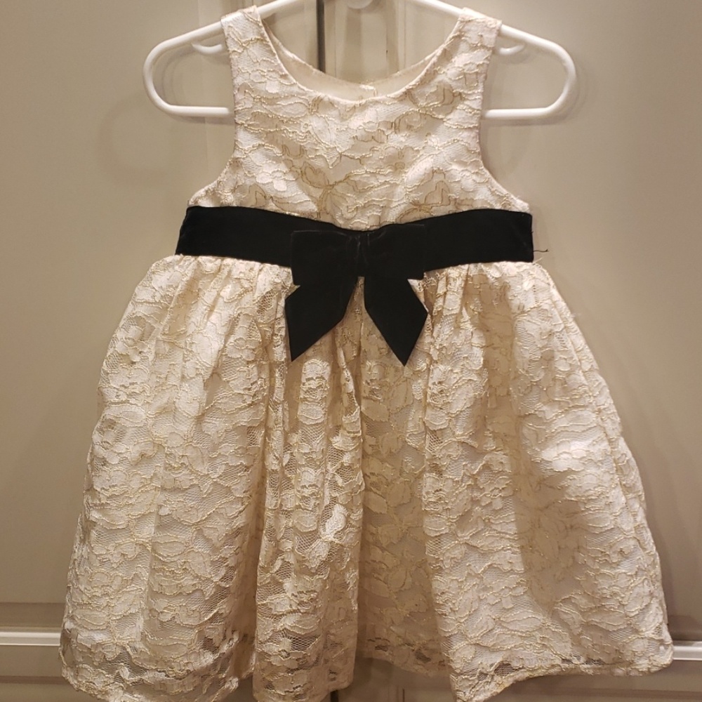 Cherokee Ivory Lace Dress Size 2T